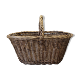 Panier osier ancien une anse