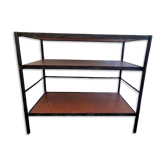 Console, industrial floor shelf