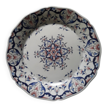 assiette de collection rouen signé r delarue fait main