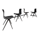 4 vintage Thur op seat chairs - Pagholz circa 1970