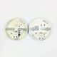 Pair of Mid-Century Glass Wall Lights / Ceiling Lights from Limburg, 1960s