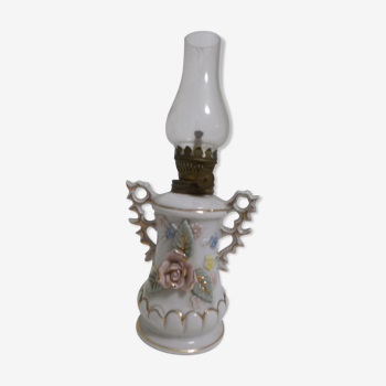 Old small oil lamp in bubble
