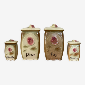 4 old spice jars