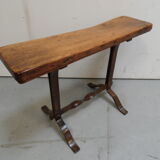 Small antique oak bench