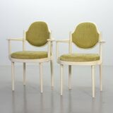 Thonet Side Chairs, Model 644 PV with Velvet Upholstery Hanno v Gustedt 60s