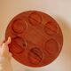 Rotating aperitif platter "Lazy Susan" in teak