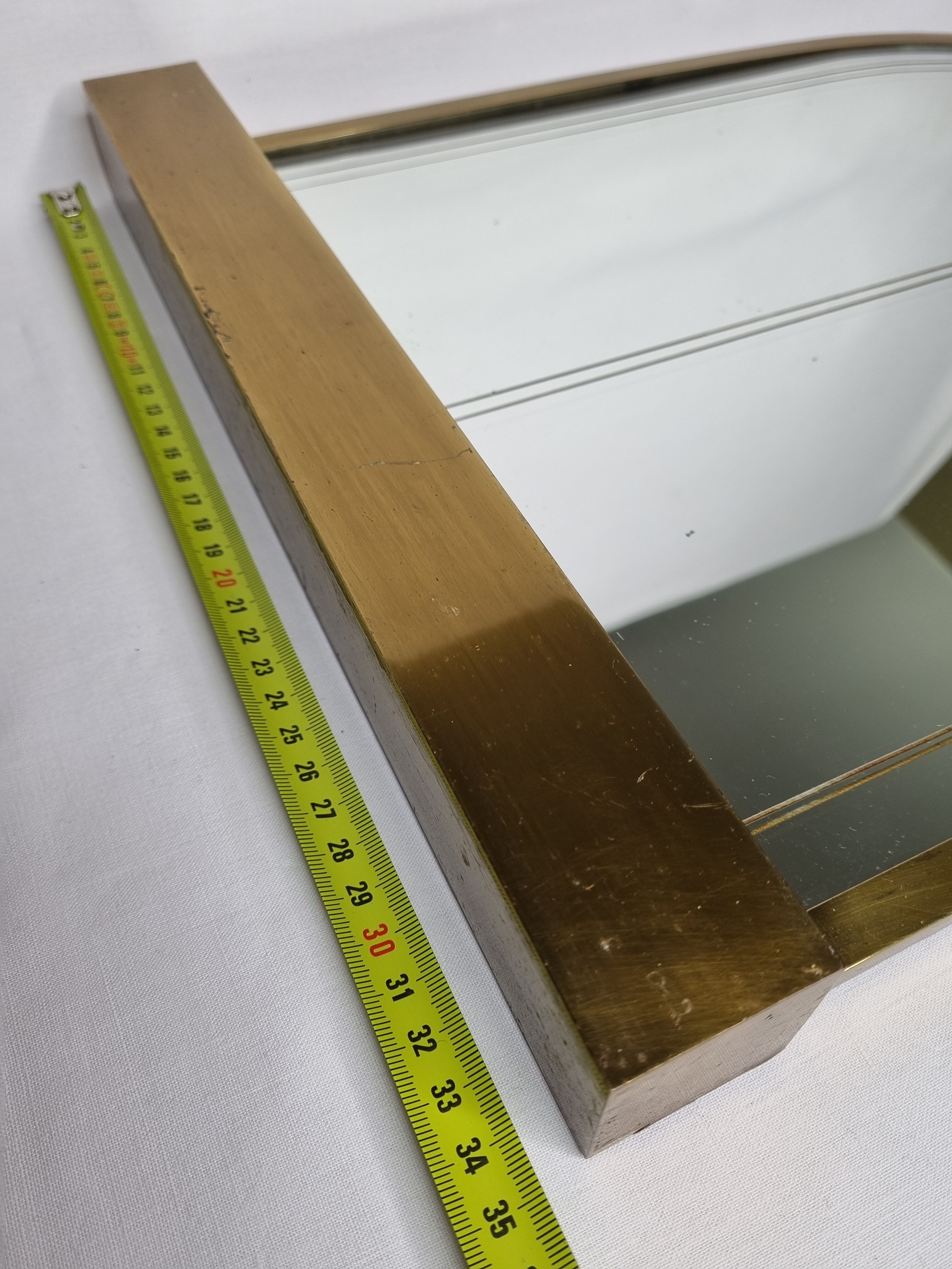 Vintage marine-inspired mirror, 56x35cm