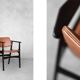 Vintage Mid-Century Scandinavian Modern Mahogany Office Chair, 1960s