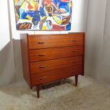 Chest of drawers vintage 60s teak