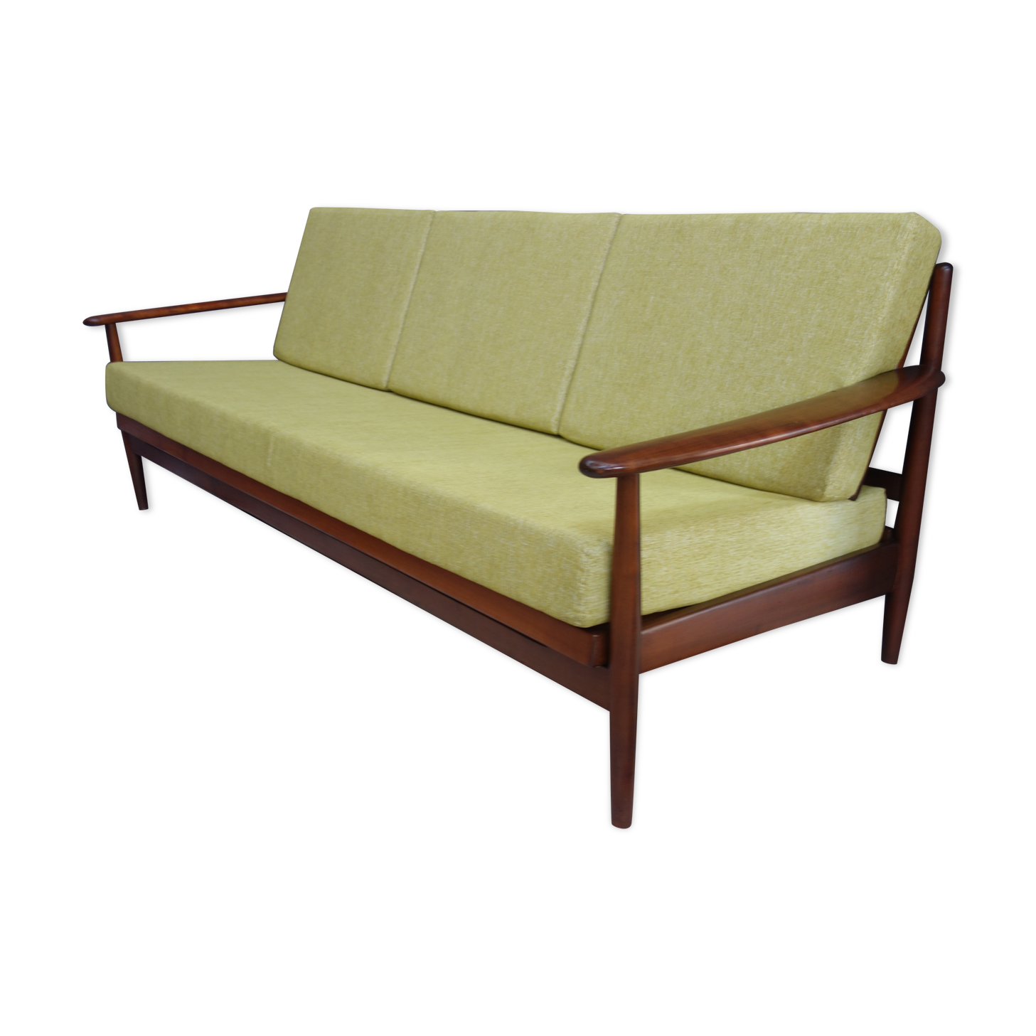 Yellow vintage sofa / daybed, 1960S