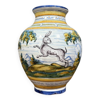 Talavera: vase en céramique peinte à la main