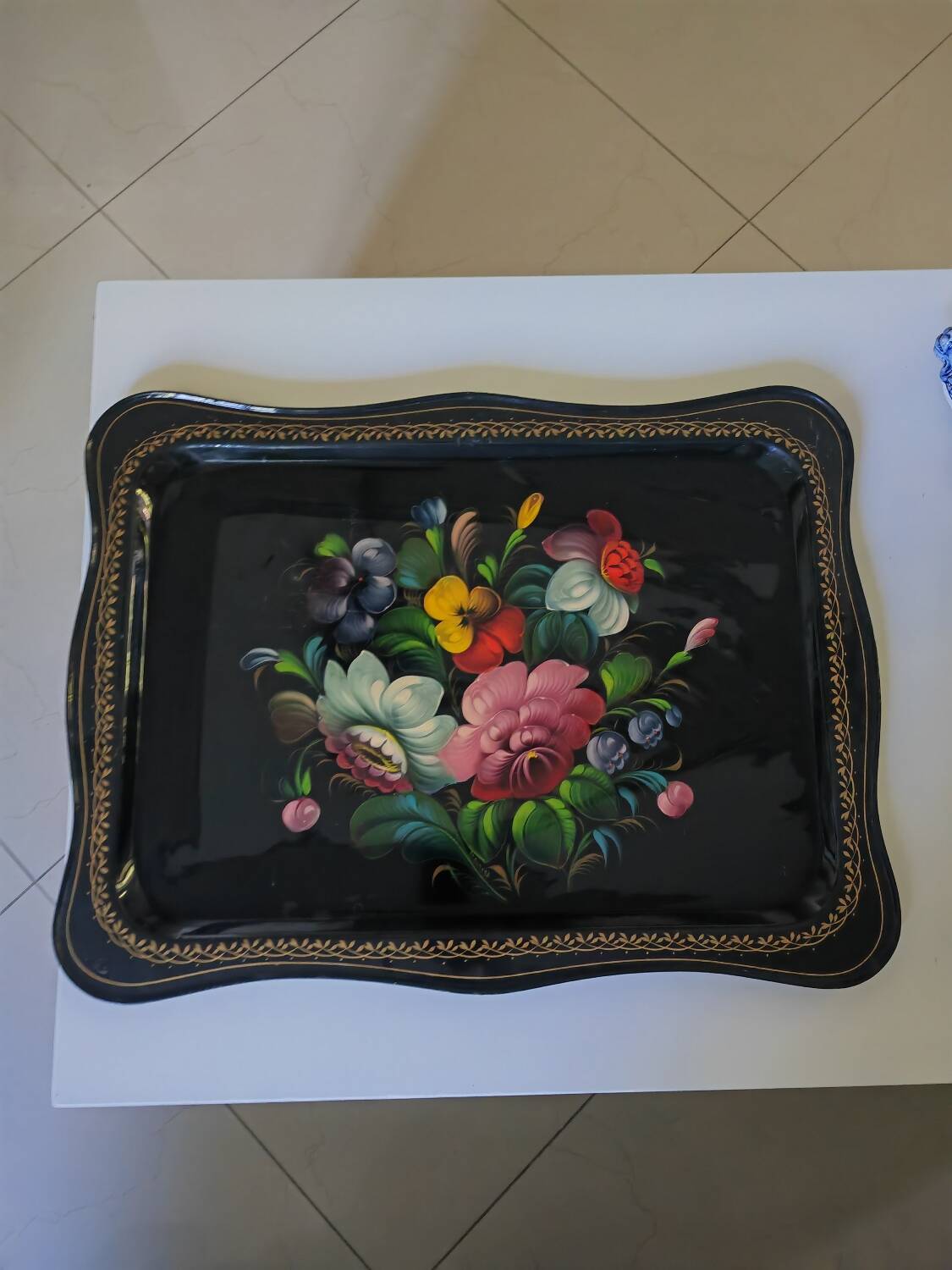 Very large Russian platter