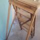 Wooden painter stepladder