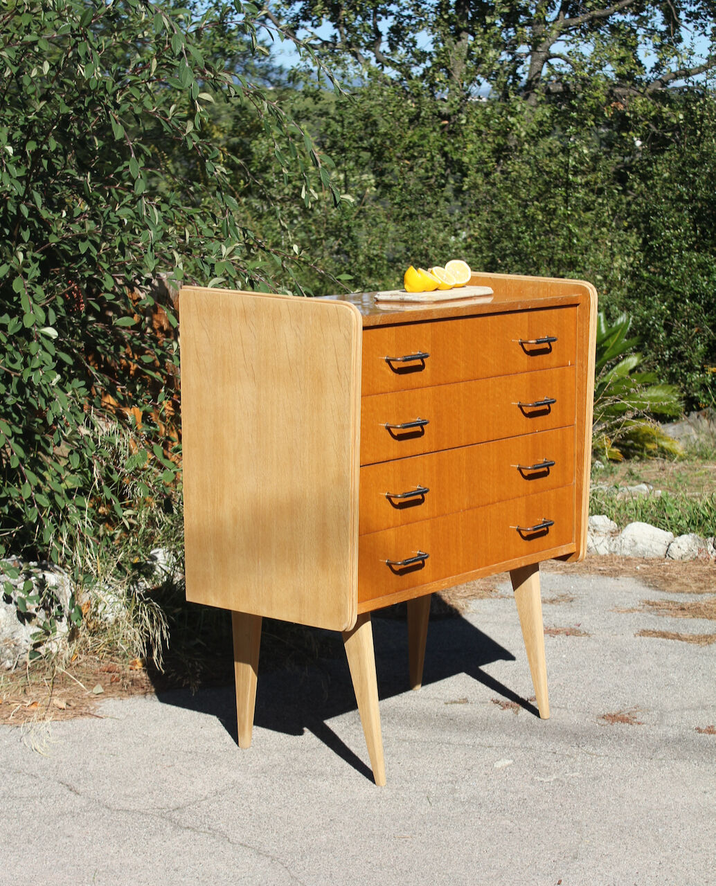 Vintage dresser stamped "SAM"