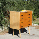 Vintage dresser stamped "SAM"