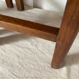 Wooden and skai stools from the 60s