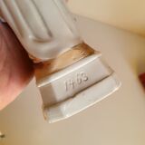 Religious Statuette of the Virgin Mary in Biscuit Porcelain