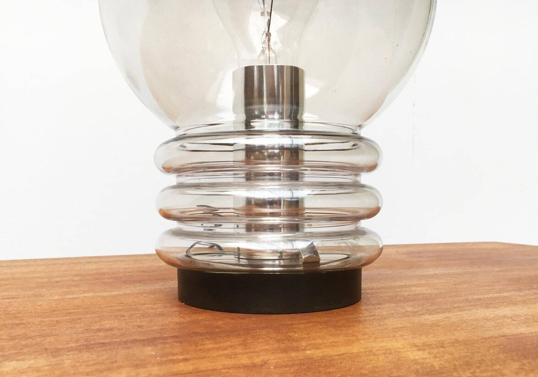 Vintage 1970s German space age table lamp by Limburg.