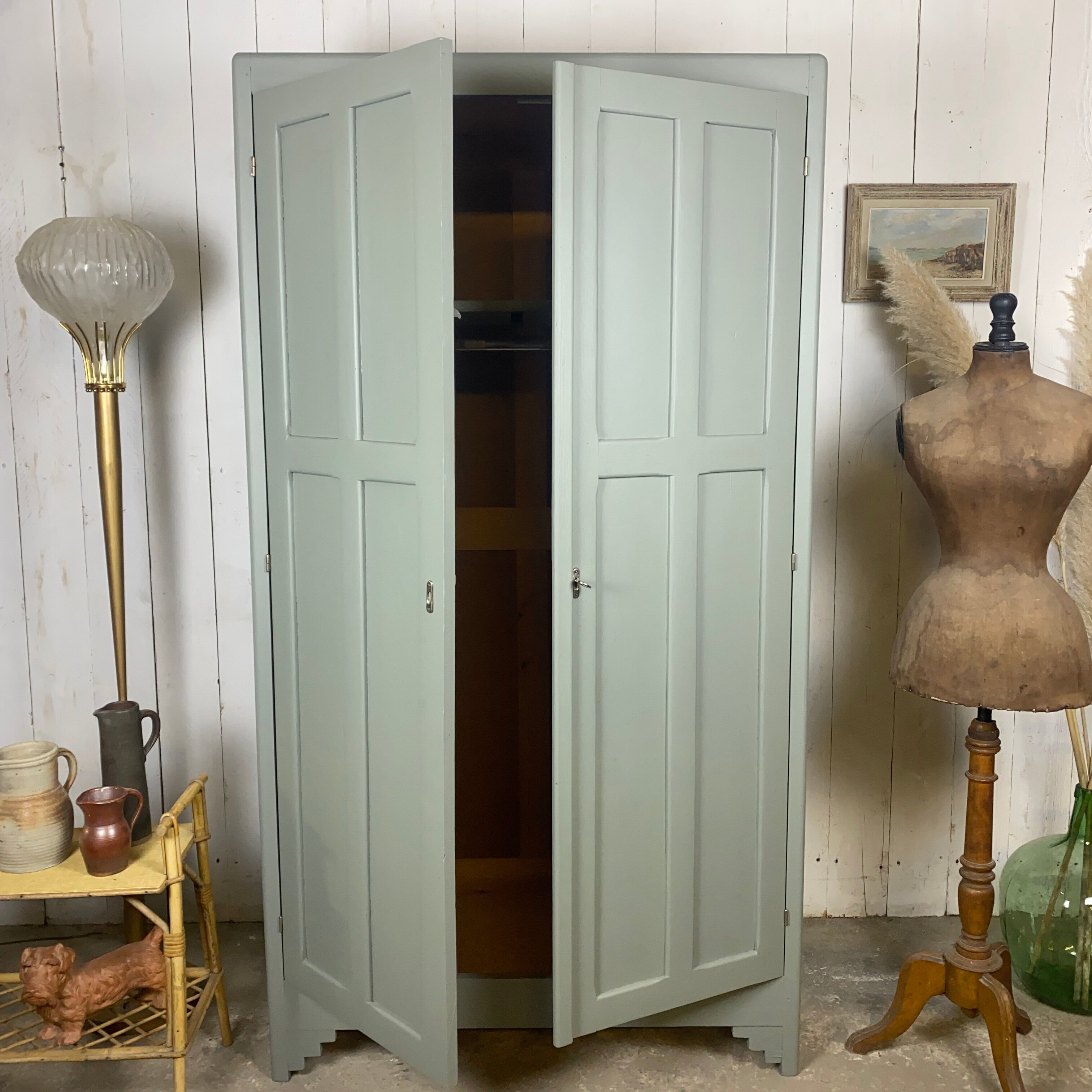 Parisian wardrobe green sage