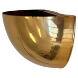 Set of four design midcentury wall brass lamps - Czechoslovakia, 1980s