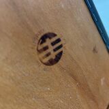 Vintage Danish Teak Footstool By Hugo Frandsen For Spøttrup, 1960s.