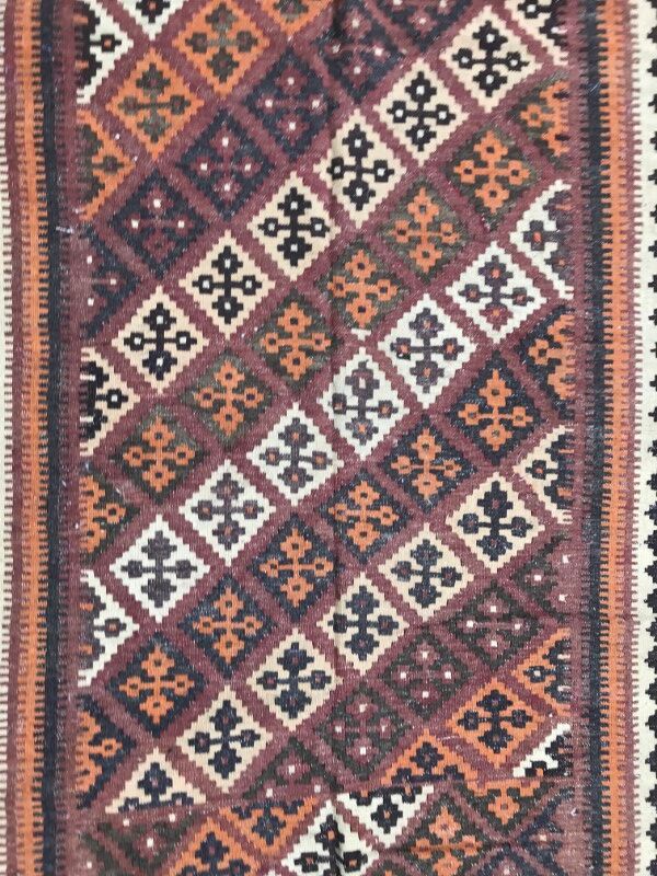 Kilim persian ghashghai woven hand 131 x 246 cm
