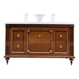 Large louis xvi style mahogany commode