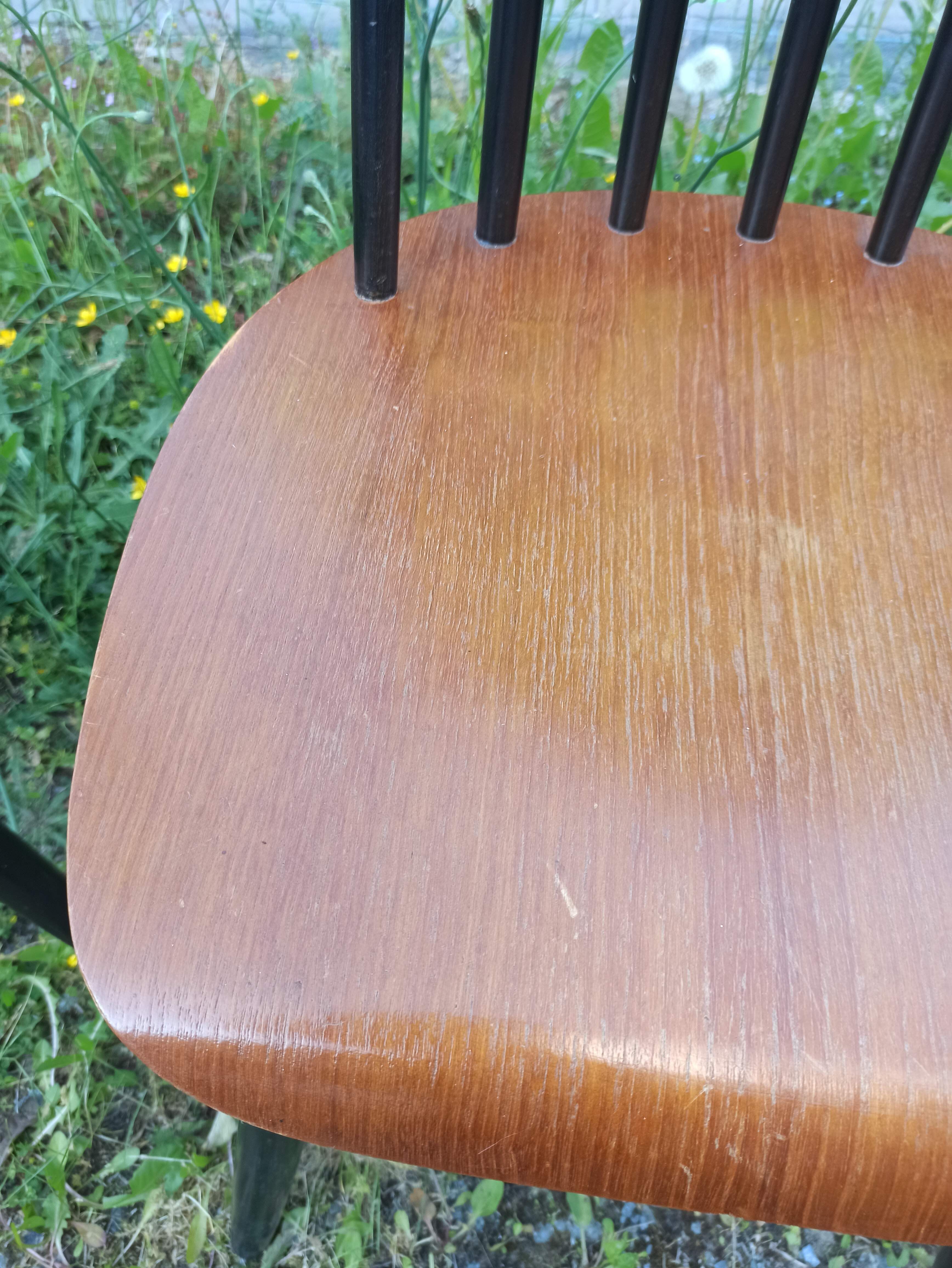 Paire chaises fanett par Ilmari Tapiovaara années 60