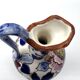 Antique Gien vase – Peony model – Hand-painted earthenware – 13.5 cm