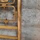 60s/70s bed design Luciano Frigerio in gilded brass