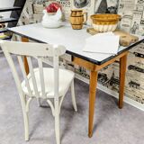 Vintage wood and formica table