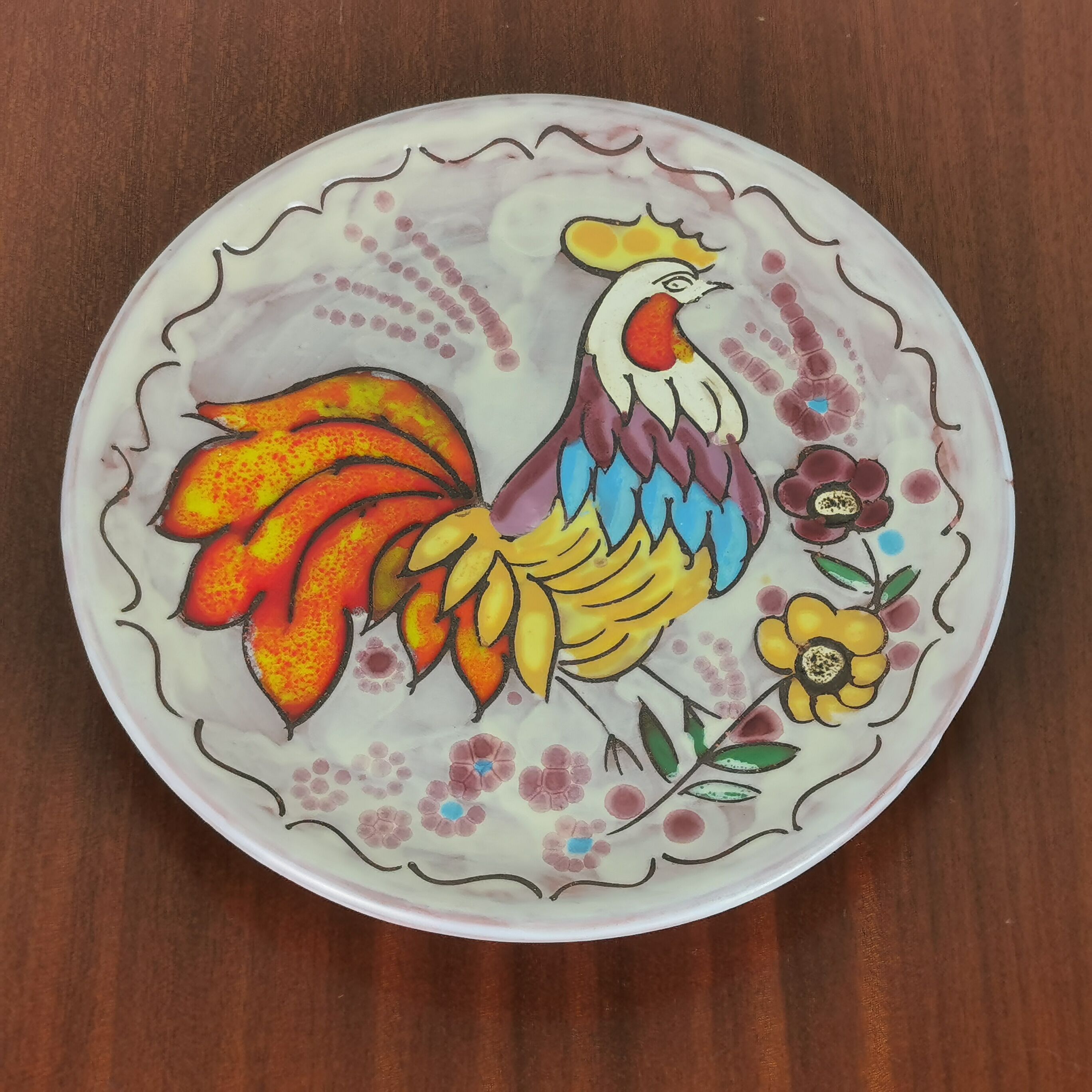 Rooster plate