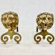 Pair of bronze channels