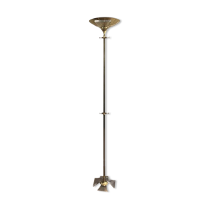 Lampadaire en laiton - plexiglas