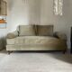 Sofa sofa bed daybed vintage lichen green
