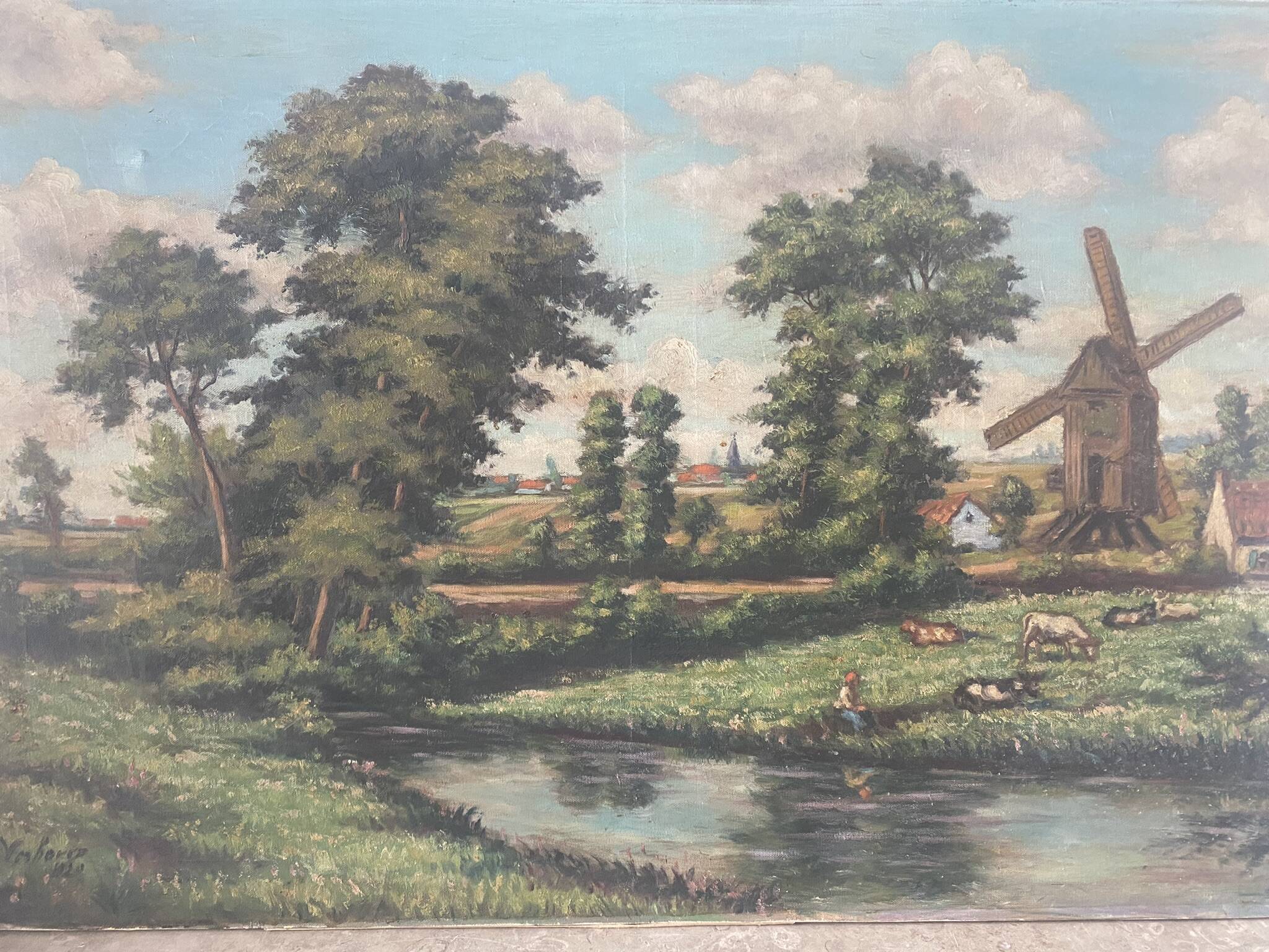 Paysage Hollandais de 1920