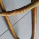 Extra roundtable in vintage rattan 50s