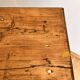 Wooden farmhouse table