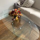Roche Bobois glass coffee table