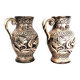Paire de pichets, vases vintage Bay Keramik 671-20 – West Germany