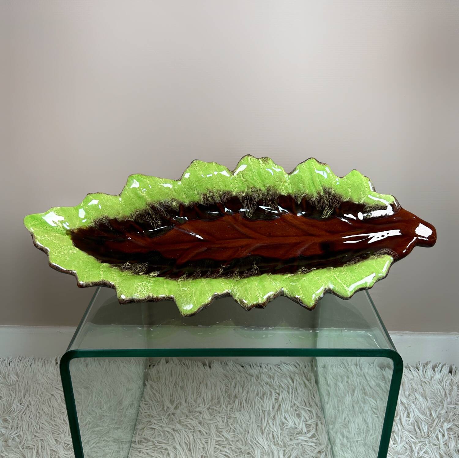 Large Vallauris ceramic bowl from the 60s