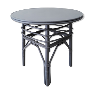 Table d'appoint rotin - 1960