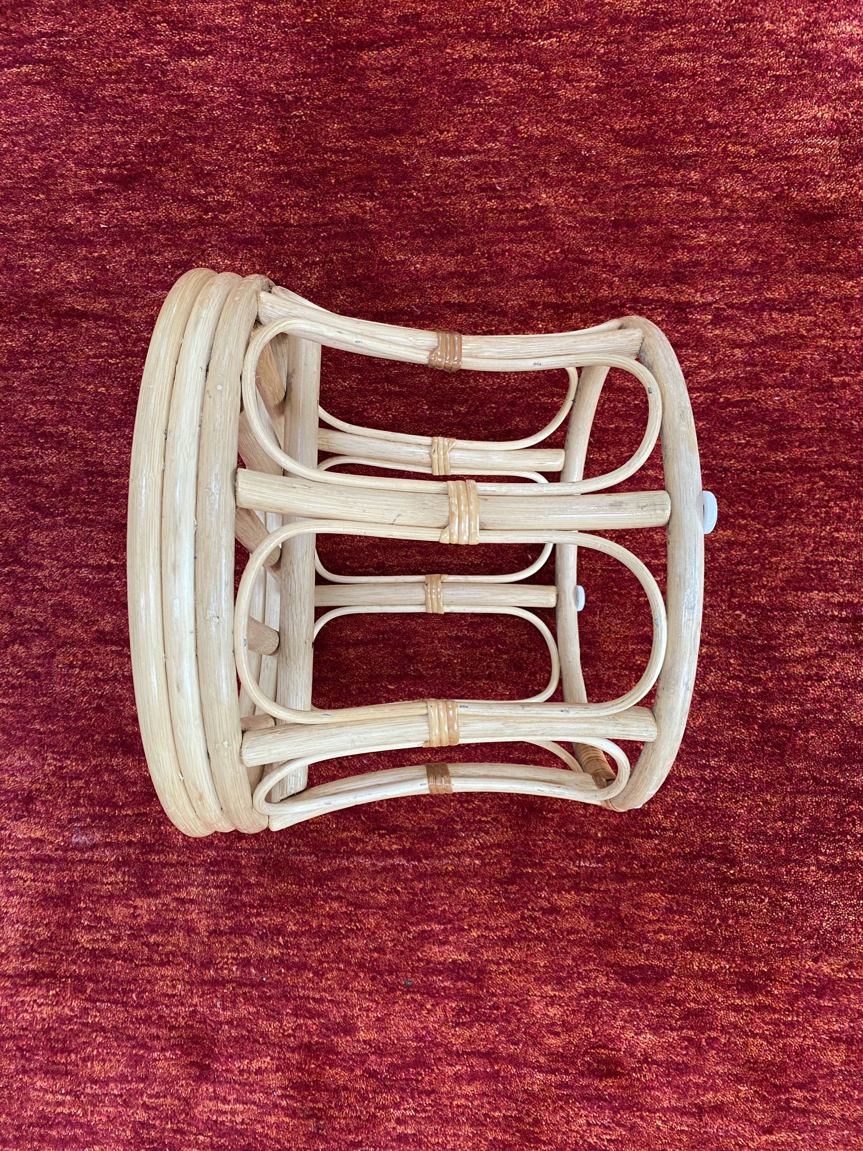 Bamboo stool from the 70s
