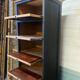 Cabinet with flaps and drawers