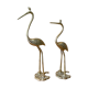 Couple de hérons en laiton