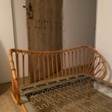 Rattan bed