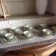 Peppermint coffee and dessert service / Villeroy - Boch / vintage 50-60