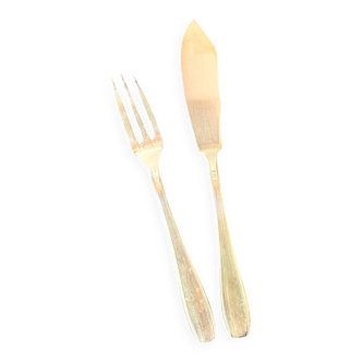 SFAM silver-plated fish service