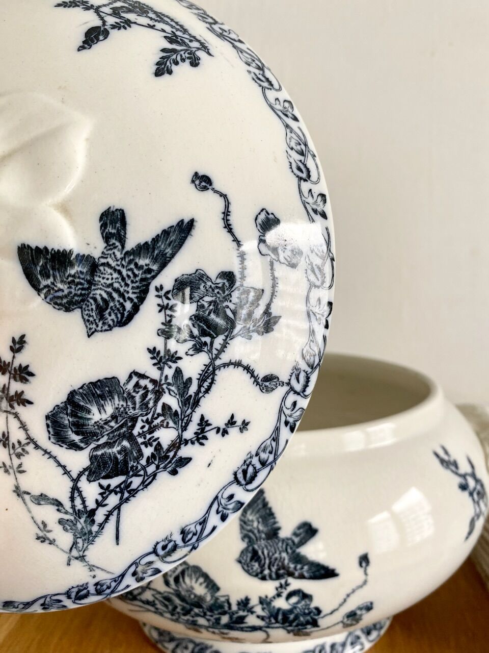 Iron earth tureen birds