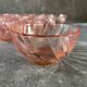 11 vintage pink Vereco bowls